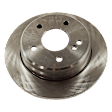 1994-1996 Mercedes Benz C220 - Rear, Driver or Passenger Side Brake Disc, Plain Surface, Vented, 5 Lug Wheels, Pro-Line Series