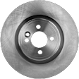 Front, Driver or Passenger Side Brake Disc, Plain Surface, Vented, 11.57 in. Disc Diameter, 294mm Front Disc, Single Piston Front Calipers, Pro-Line Series