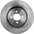 Front, Driver or Passenger Side Brake Disc, Plain Surface, Vented, 12.44 in. Disc Diameter, 316mm Front Disc, 4 Piston Front Calipers , Pro-Line Series