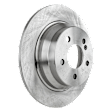 Rear, Driver or Passenger Side Brake Disc, Plain Surface, Solid, 5 Lug Wheels, 11.81 in. Disc Diameter, Pro-Line Series