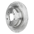 Rear, Driver or Passenger Side Brake Disc, Plain Surface, Solid, 5 Lug Wheels, 11.81 in. Disc Diameter, Pro-Line Series