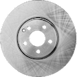 Front, Driver or Passenger Side Brake Disc, Natural Finish, Plain Surface, Vented, 5 Lugs, 329.95 mm, Pro-Line Series