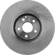 Front, Driver or Passenger Side Brake Disc, Natural Finish, Plain Surface, Vented, 5 Lugs, 329.95 mm, Pro-Line Series
