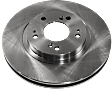 Front, Driver or Passenger Side Brake Disc, Plain Surface, Vented, 5 Lugs, 11.42 In., Pro-Line Series