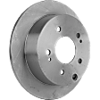 Rear, Driver or Passenger Side Brake Disc, Natural Finish, Plain Surface, Solid, 5 Lugs, 261.11 mm, Pro-Line Series