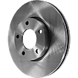 Front, Driver or Passenger Side Brake Disc, Plain Surface, Vented, 5 Lugs, 10.94 In., Pro-Line Series