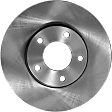 Front, Driver or Passenger Side Brake Disc, Plain Surface, Vented, 5 Lugs, 10.94 In., Pro-Line Series