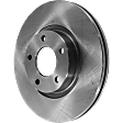 Front, Driver or Passenger Side Brake Disc, Plain Surface, Vented, 5 Lugs, 11.81 In., Pro-Line Series