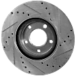 2014 Mazda 5 - Front, Driver or Passenger Side Brake Disc, Natural Finish, Cross-drilled and Slotted, Vented, 5 Lugs, 299.97 mm, 2.5L 4Cyl, Pro-Line Series