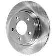 2004-2013 Mazda 3 - Rear, Driver or Passenger Side Brake Disc, Plain Surface, Solid, 5 Lugs, 11.02 In., Pro-Line Series