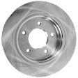 2004-2013 Mazda 3 - Rear, Driver or Passenger Side Brake Disc, Plain Surface, Solid, 5 Lugs, 11.02 In., Pro-Line Series