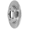 2004-2013 Mazda 3 - Rear, Driver or Passenger Side Brake Disc, Plain Surface, Solid, 5 Lugs, 11.02 In., Pro-Line Series