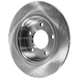 2004-2013 Mazda 3 - Rear, Driver or Passenger Side Brake Disc, Plain Surface, Solid, 5 Lugs, 11.02 In., Pro-Line Series