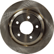 Rear, Driver or Passenger Side Brake Disc, Plain Surface, Solid, 5 Lugs, 11.89 In., Pro-Line Series
