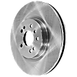 Front, Driver or Passenger Side Brake Disc, Natural Finish, Plain Surface, Vented, 5 Lugs, 329.95 mm, Pro-Line Series
