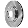 2016 Mitsubishi Lancer - Front, Driver or Passenger Side Brake Disc, Natural Finish, Plain Surface, Vented, 5 Lugs, 293.88 mm, 2.4L 4Cyl, Pro-Line Series