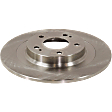 Brake Disc, Plain Surface, Solid, 5 Lugs, 302.01 mm, Pro-Line Series