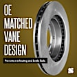 Front, Driver or Passenger Side Brake Disc, Plain Surface, Vented, 5 Lugs, 320.04 mm,, Pro-Line Series