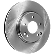 2006-2007 Mercedes Benz C280 - Front, Driver or Passenger Side Brake Disc, Plain Surface, Vented, 5 Lugs, 299.97 mm, Pro-Line Series