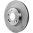 2006-2007 Mercedes Benz C280 - Front, Driver or Passenger Side Brake Disc, Plain Surface, Vented, 5 Lugs, 299.97 mm, Pro-Line Series