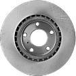 Front, Driver or Passenger Side Brake Disc, Plain Surface, Vented, 5 Lugs, Standard Brakes, Pro-Line Series