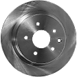 Rear, Driver or Passenger Side Brake Disc, Plain Surface, Vented, 5 Lugs, 11.49 in. Disc Diameter, Pro-Line Series