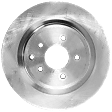 Rear, Driver or Passenger Side Brake Disc, Plain Surface, Vented, 5 Lugs, 12.68 in. Disc Diameter, Brembo Brakes, Pro-Line Series