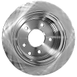 Rear, Driver or Passenger Side Brake Disc, Plain Surface, Solid, 5 Lugs 291.59 mm Pro-Line Series