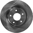 Front, Driver or Passenger Side Brake Disc, Plain Surface, Vented, 5 Lugs, 11.65 inch Disc Diameter, Pro-Line Series