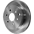 Rear, Driver or Passenger Side Brake Disc, Plain Surface, Vented, 6 Lug Wheels, 11.24 in. Disc Diameter, Pro-Line Series