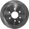Rear, Driver or Passenger Side Brake Disc, Plain Surface, Vented, 6 Lug Wheels, 11.24 in. Disc Diameter, Pro-Line Series