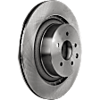 Rear, Driver or Passenger Side Brake Disc, Plain Surface, Vented, 5 Lugs, 13.78 in. Disc Diameter, Sport Perf Brakes, Pro-Line Series