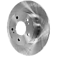 Rear, Driver or Passenger Side Brake Disc, Plain Surface, Solid, Pro-Line Series