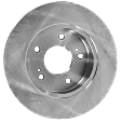 Rear, Driver or Passenger Side Brake Disc, Plain Surface, Solid, Pro-Line Series