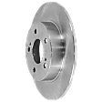 Rear, Driver or Passenger Side Brake Disc, Plain Surface, Solid, Pro-Line Series