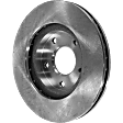 Front, Driver or Passenger Side Brake Disc, Plain Surface, Vented, Pro-Line Series