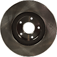 Front, Driver or Passenger Side Brake Disc, Plain Surface, Vented, 5 Lugs, 319.53 mm, Production Date To April 2004, 3.5L 6Cyl, Pro-Line Series