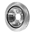 Rear, Driver or Passenger Side Brake Disc, Plain Surface, Solid, 5 Lugs, 12.13 in. Disc Diameter, Pro-Line Series