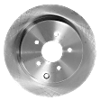 Rear, Driver or Passenger Side Brake Disc, Plain Surface, Solid, 5 Lugs, 12.13 in. Disc Diameter, Pro-Line Series