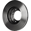 Front, Driver or Passenger Side Brake Disc, Plain Surface, Vented, 8 Lugs, 359.92 mm, Pro-Line Series