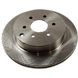 Brake Disc, Plain Surface, Vented, 6 Lugs, 307.59 mm, Pro-Line Series