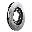 Front, Driver or Passenger Side Brake Disc, Natural Finish, Plain Surface, Vented, 6 Lugs, 299.97 mm, Pro-Line Series