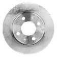 Front, Driver or Passenger Side Brake Disc, Natural Finish, Plain Surface, Vented, 4 Lugs, 240.03 mm, Pro-Line Series