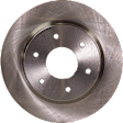 Front, Driver or Passenger Side Brake Disc, Plain Surface, Vented, 6 Lugs, For Models with 320mm Front Disc, Pro-Line Series