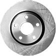 Front, Driver or Passenger Side Brake Disc, Natural Finish, Plain Surface, Vented, 5 Lugs, 297.94 mm, 3.6L, 6Cyl, Pro-Line Series