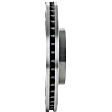 Front, Driver or Passenger Side Brake Disc, Natural Finish, Plain Surface, Vented, 5 Lugs, 297.94 mm, 3.6L, 6Cyl, Pro-Line Series