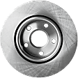 Front, Driver or Passenger Side Brake Disc, Natural Finish, Plain Surface, Vented, 5 Lugs, 297.94 mm, 3.6L, 6Cyl, Pro-Line Series
