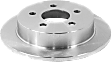 Rear, Driver or Passenger Side Brake Disc, Plain Surface, Solid, 5 Lugs, 10.94 in. Disc Diameter, Pro-Line Series