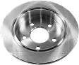 Rear, Driver or Passenger Side Brake Disc, Plain Surface, Solid, 5 Lugs, 10.94 in. Disc Diameter, Pro-Line Series