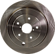 Rear, Driver or Passenger Side Brake Disc, Natural Finish, Plain Surface, Vented, 5 Lugs, 319.79 mm, Pro-Line Series